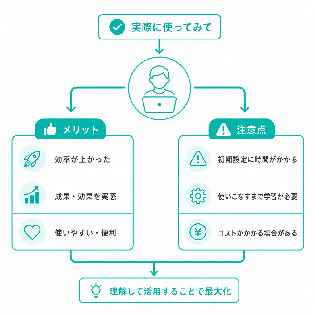 実際に使ってみてわかったメリットと注意点